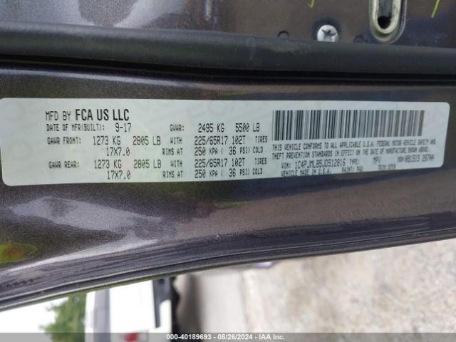 1C4PJMLB5JD512816 Jeep Cherokee Latitude Plus 4x4