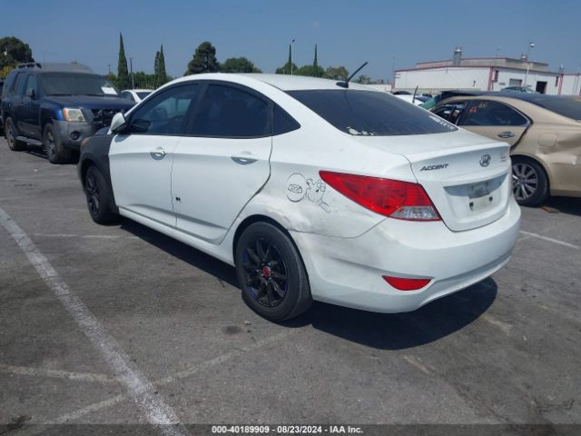 KMHCT4AE6EU701790 Hyundai ACCENT GLS
