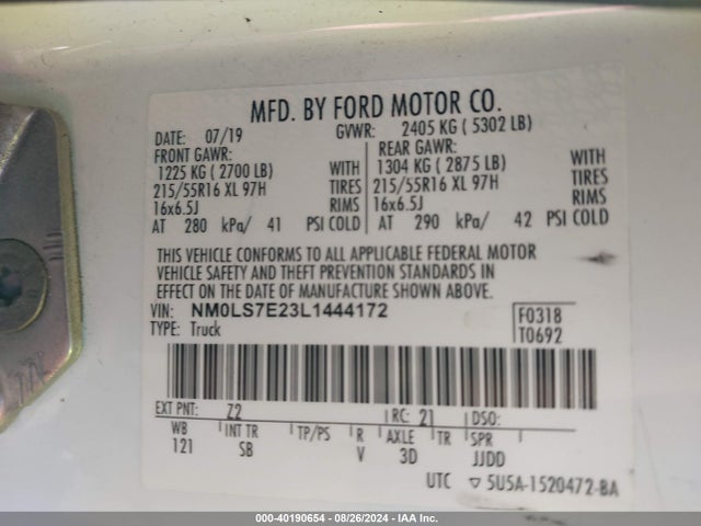 NM0LS7E23L1444172 Ford Transit Connect Xl