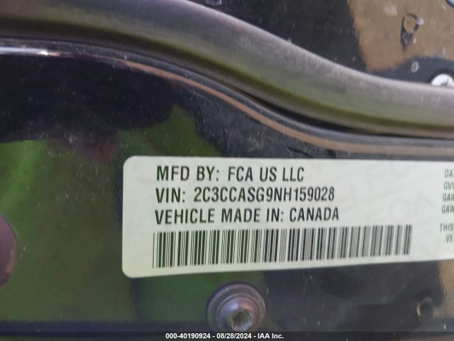 Chrysler 300 Touring L Awd 2022 2C3CCASG9NH159028 Image 9
