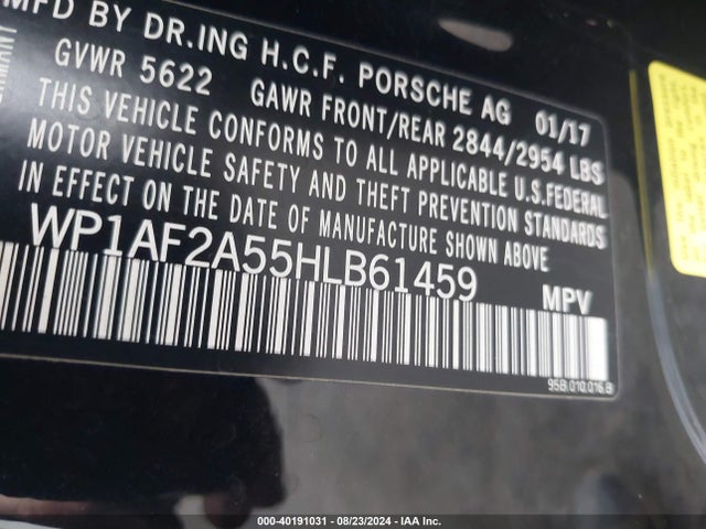 2017 PORSCHE MACAN WP1AF2A55HLB61459 Photo 8