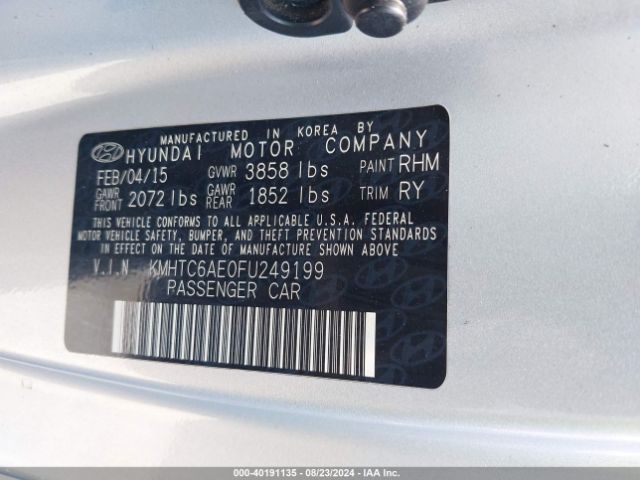 KMHTC6AE0FU249199 Hyundai Veloster Turbo