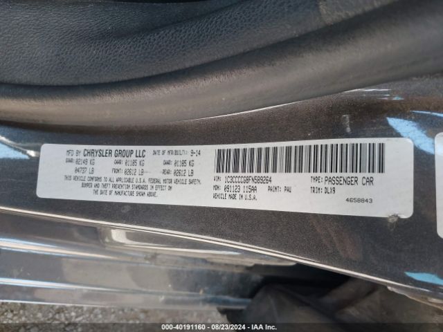 1C3CCCCG8FN589264 Chrysler 200 C