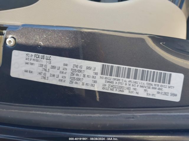 2C4RDGCG3GR311483 Dodge Grand Caravan Sxt