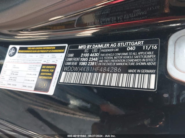 WDDWJ4KB1HF484286 Mercedes-Benz C 300 4matic