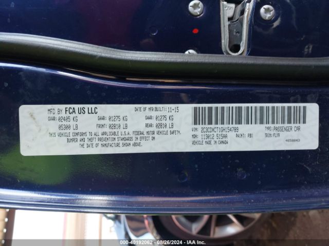 2C3CDXCT1GH154789 Dodge Charger Road/track