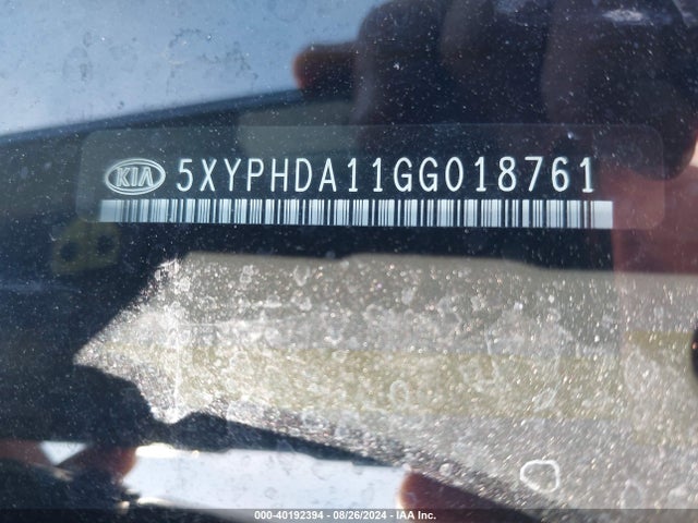 KIA Sorento 2.0t Ex 2016 5XYPHDA11GG018761 Image 9