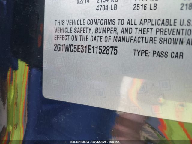 2G1WC5E31E1152875 Chevrolet Impala Limited Ltz