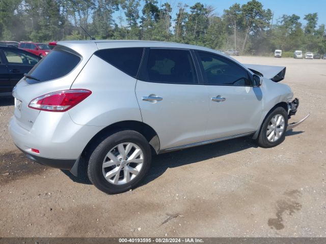JN8AZ1MW2EW524595 Nissan MURANO S