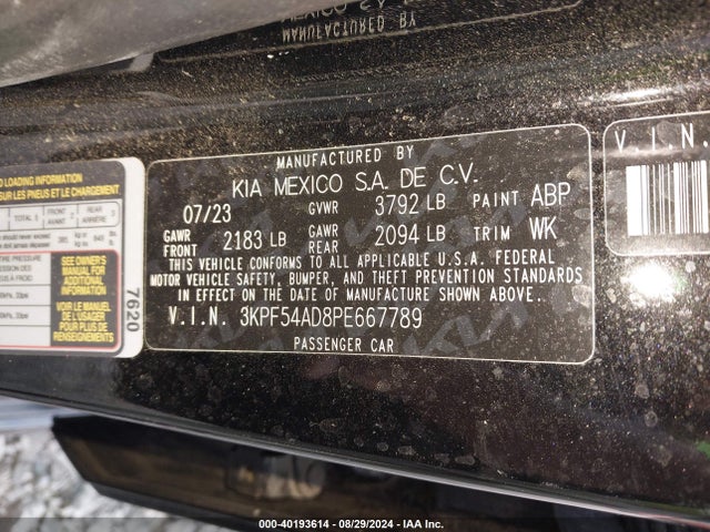 KIA Forte Gt-line 2023 3KPF54AD8PE667789 Image 9