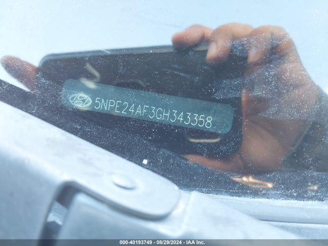 Hyundai SONATA SE 2016 5NPE24AF3GH343358 Image 9