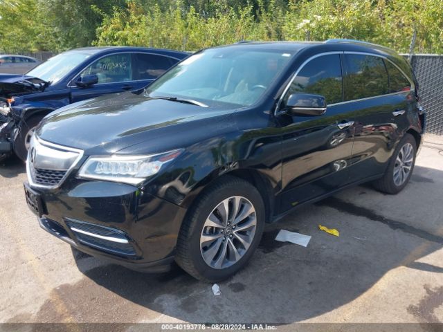 5FRYD3H4XGB005927 Acura Mdx Technology   Acurawatch Plus Packages/technology Package