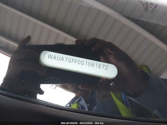 WAUA7GFF0G1061872 Audi A3 1.8t Premium
