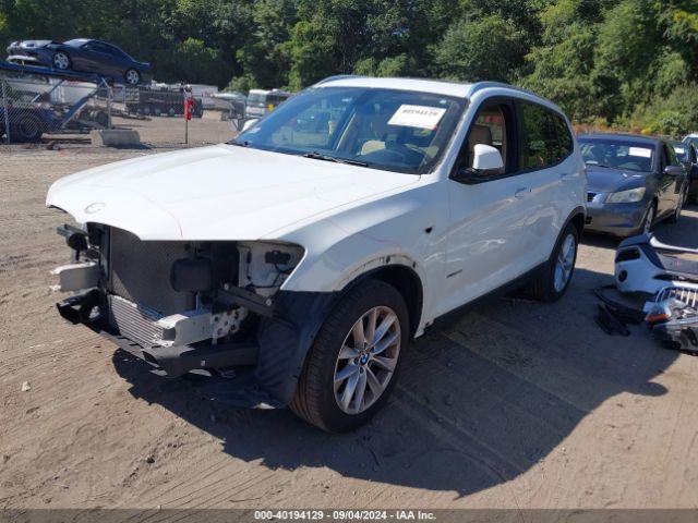 2016 BMW X3 5UXWX9C50G0D65744 Photo 1