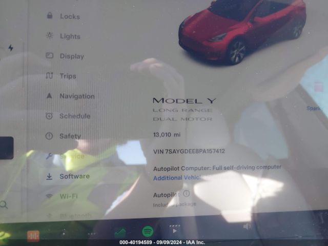 7SAYGDEE8PA157412 Tesla Model Y