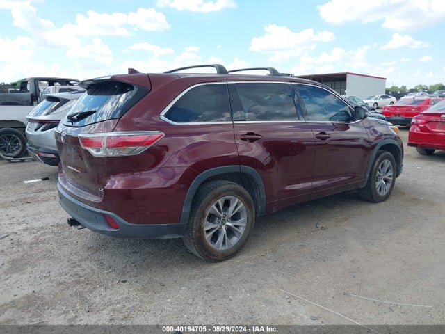 Toyota Highlander Le/le Plus 2016 5TDZKRFH8GS164588 Image 4