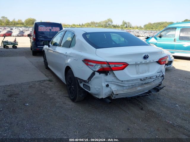 4T1B31HK9JU500322 Toyota Camry Hybrid Le