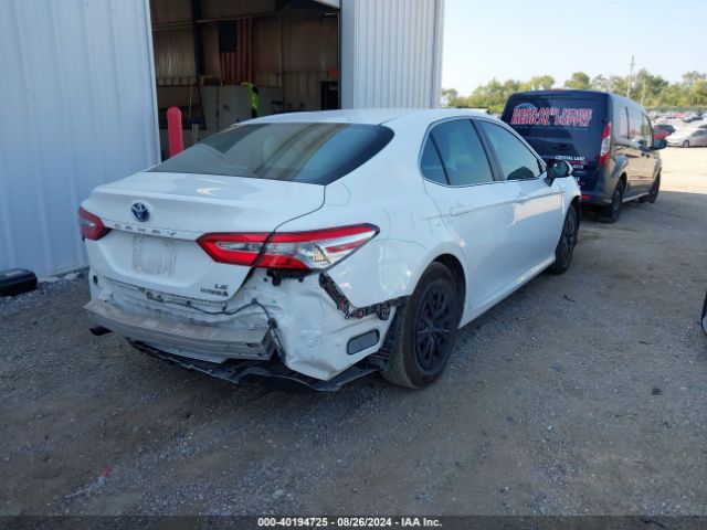 4T1B31HK9JU500322 Toyota Camry Hybrid Le