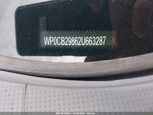 2002 PORSCHE BOXSTER WP0CB29862U663287 Photo 8