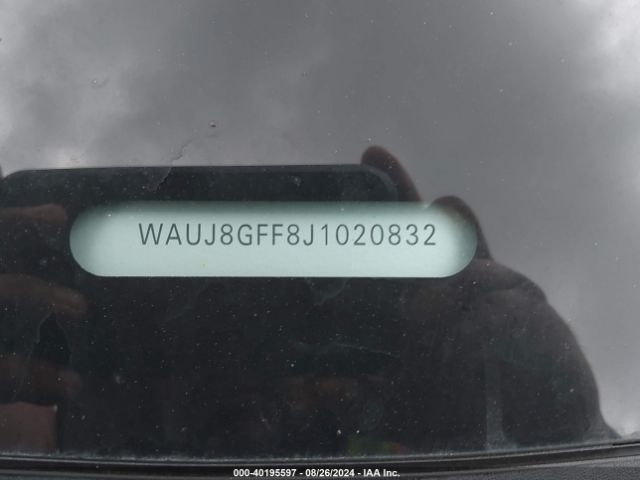 WAUJ8GFF8J1020832 Audi A3 2.0t Premium/2.0t Tech Premium
