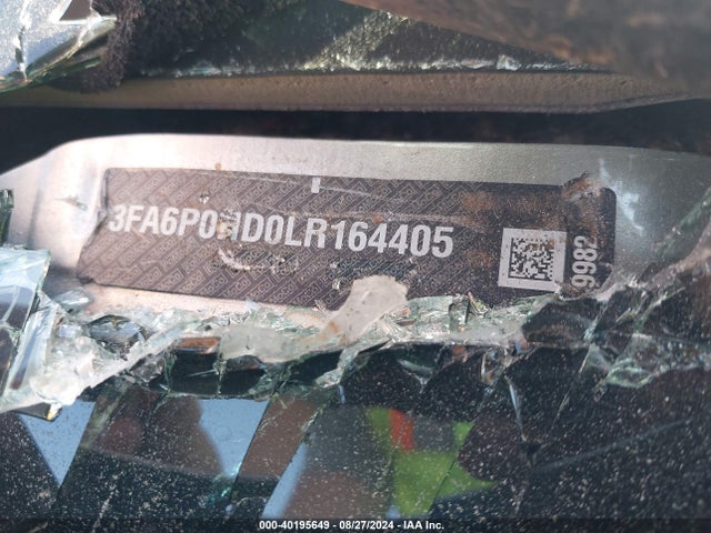 Ford FUSION SE 2020 3FA6P0HD0LR164405 Image 9