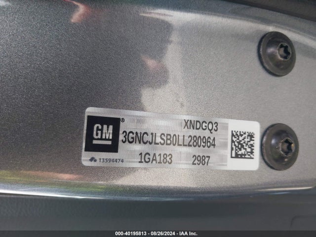 Chevrolet Trax Fwd Lt 2020 3GNCJLSB0LL280964 Image 9