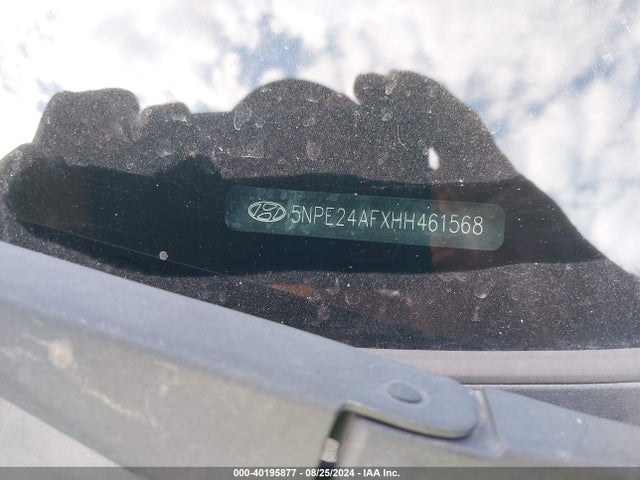 5NPE24AFXHH461568 Hyundai Sonata