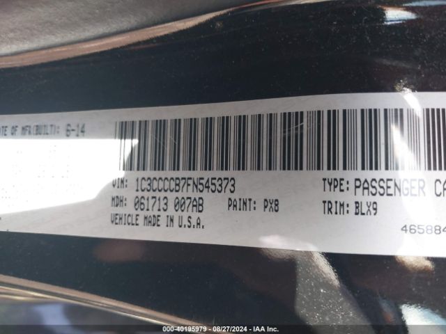 1C3CCCCB7FN545373 Chrysler 200 C