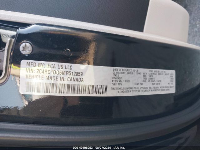 2C4RC1DG5MR512859 Chrysler Voyager Lxi