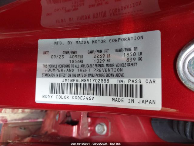 JM1BPALM8R1702888 Mazda Mazda3 2.5 S Preferred