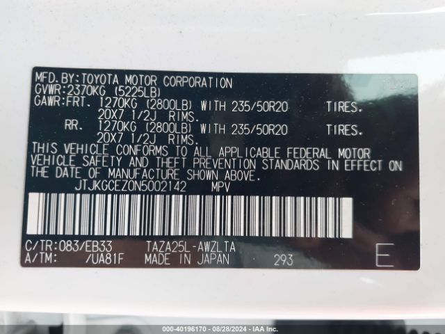 JTJKGCEZ0N5002142 Lexus Nx 350 F Sport Handling