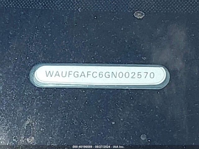 WAUFGAFC6GN002570 Audi A6 3.0t Premium Plus