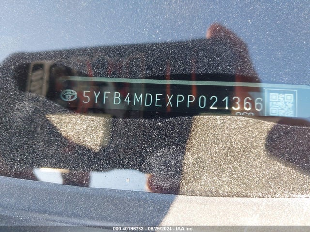 Toyota COROLLA LE 2023 5YFB4MDEXPP021366 Image 9