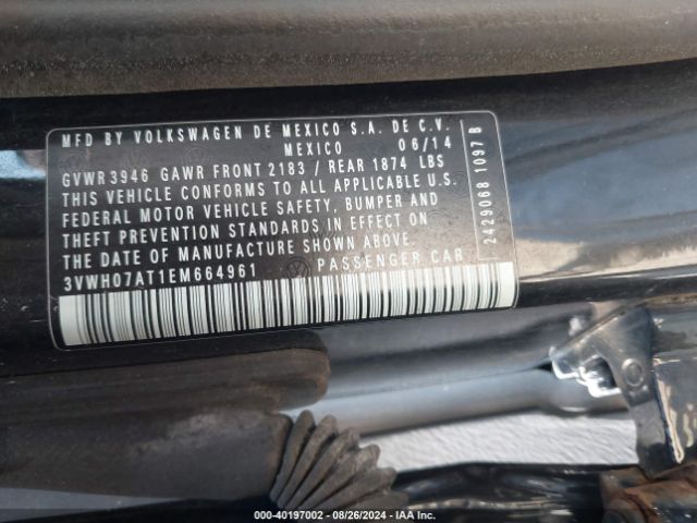 3VWH07AT1EM664961 Volkswagen Beetle 1.8t