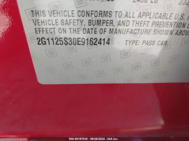 2G1125S30E9162414 Chevrolet Impala 2lt