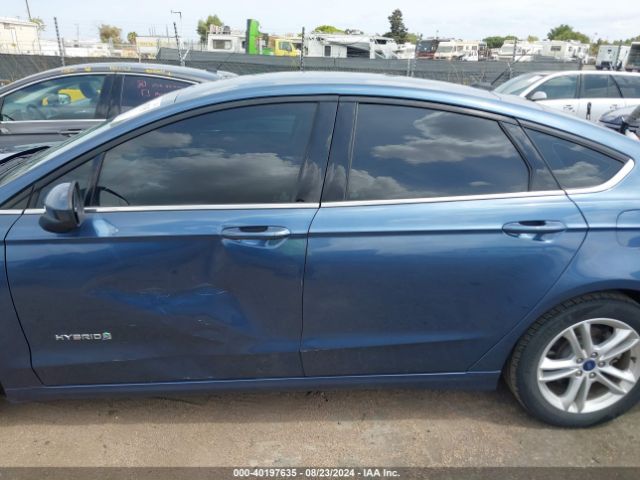 3FA6P0LU3JR233155 Ford Fusion Hybrid Se