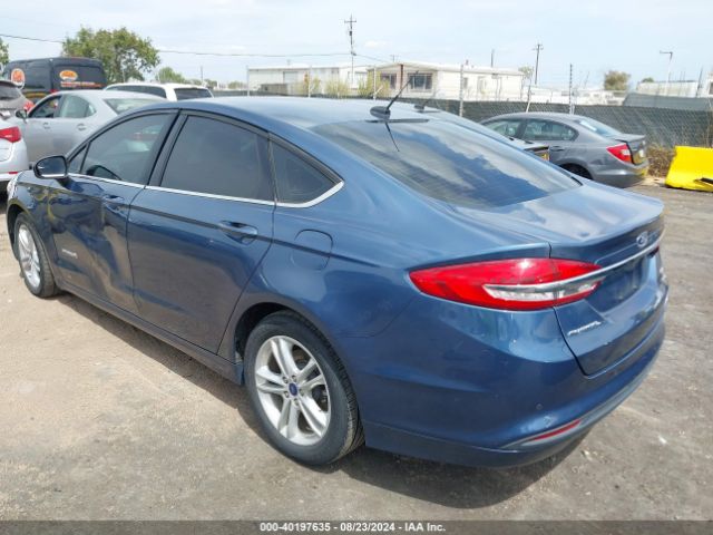 3FA6P0LU3JR233155 Ford Fusion Hybrid Se