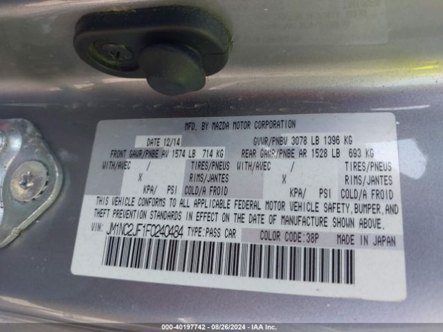 JM1NC2JF1F0240484 Mazda Mx-5 Miata Sport