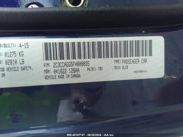 2C3CCAGG5FH808835 Chrysler 300 300s