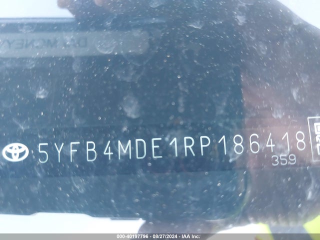Toyota COROLLA LE 2024 5YFB4MDE1RP186418 Image 9