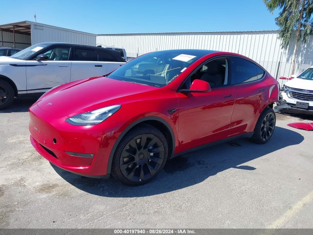 2022 TESLA MODEL Y 7SAYGDEE9NF386813 Photo 1