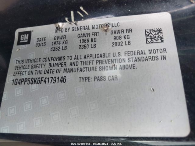1G4PP5SK6F4179146 Buick Verano