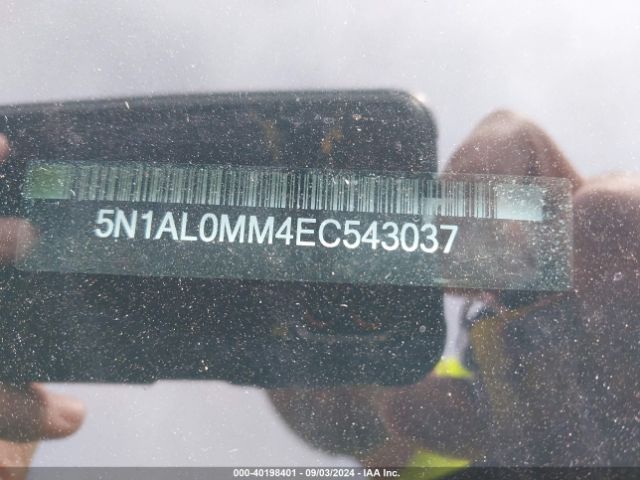 5N1AL0MM4EC543037 Infiniti QX60