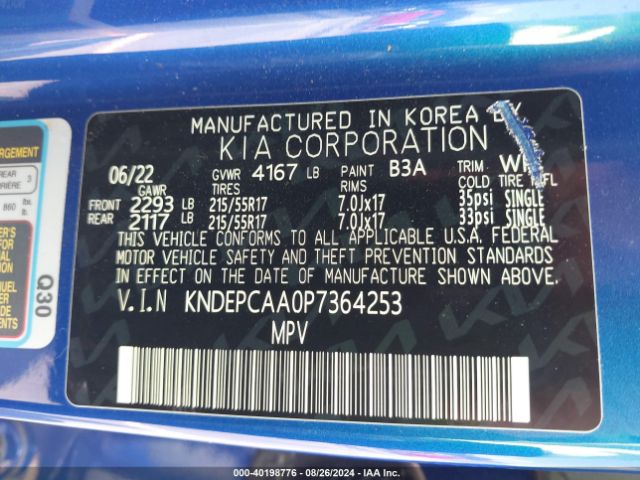 KNDEPCAA0P7364253 KIA Seltos Lx