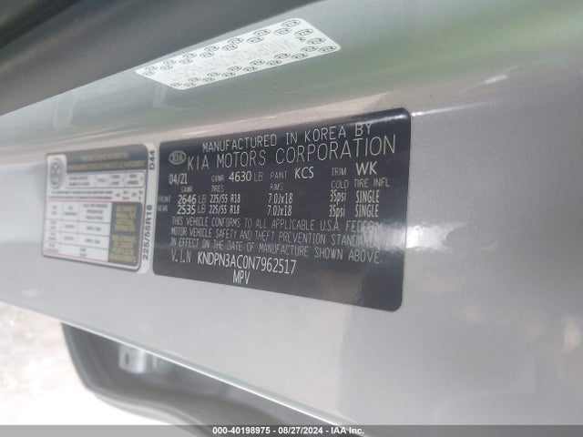 KIA Sportage Ex 2022 KNDPN3AC0N7962517 Image 9