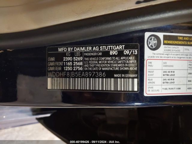 WDDHF8JB5EA897386 Mercedes-Benz E 350 4matic