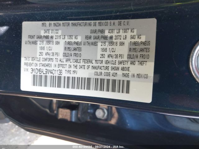 3MVDMBAL9NM401138 Mazda Cx-30 2.5 S