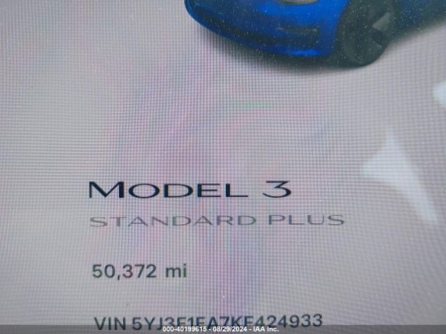 5YJ3E1EA7KF424933 Tesla Model 3 Long Range/mid Range/standard Range/standard Range Plus
