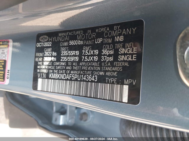 Hyundai Ioniq 5 Sel 2023 KM8KNDAF5PU143643 Image 9