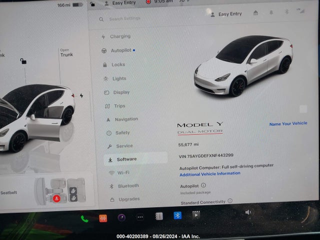 2022 TESLA MODEL Y 7SAYGDEFXNF443299 Photo 6